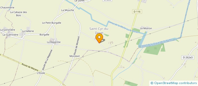 localisation de l'entreprise MADAME SANDRA SOUCHAUD  SAINT-CYR-DU-DORET