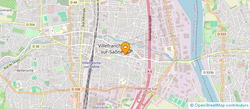 localisation de l'entreprise MADAME SANDRA SPADACINI  VILLEFRANCHE-SUR-SAONE