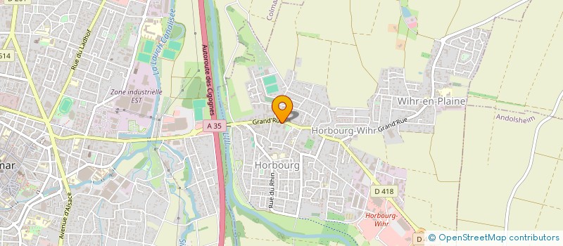 localisation de l'entreprise MADAME SANDRA SPENLE  HORBOURG-WIHR