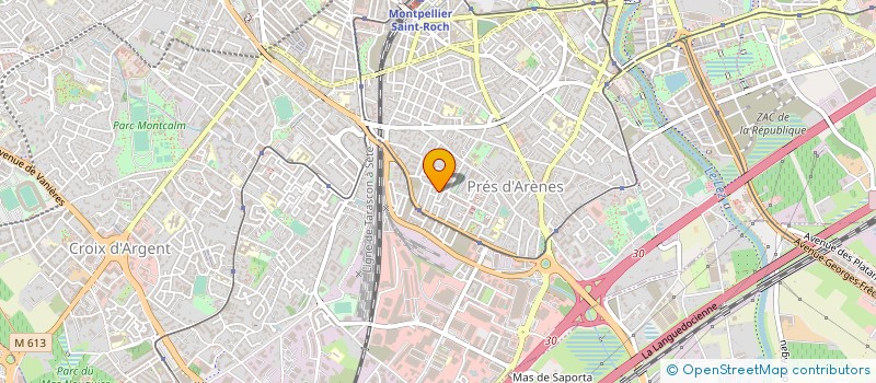 localisation de l'entreprise MADAME SANDRA TANT à MONTPELLIER