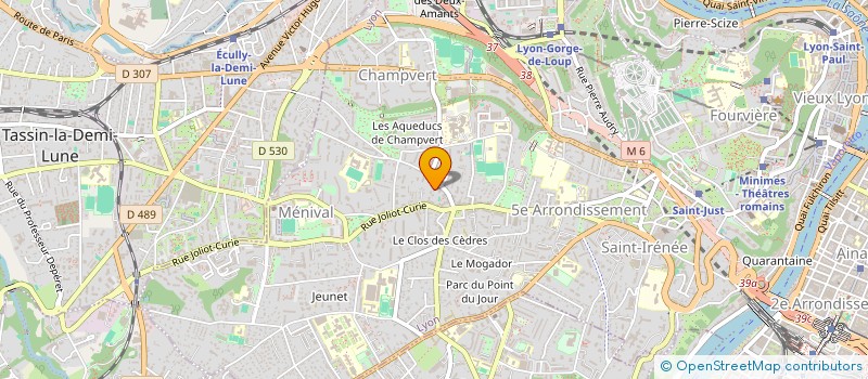 localisation de l'entreprise MADAME SANDRA TARDIEU à LYON