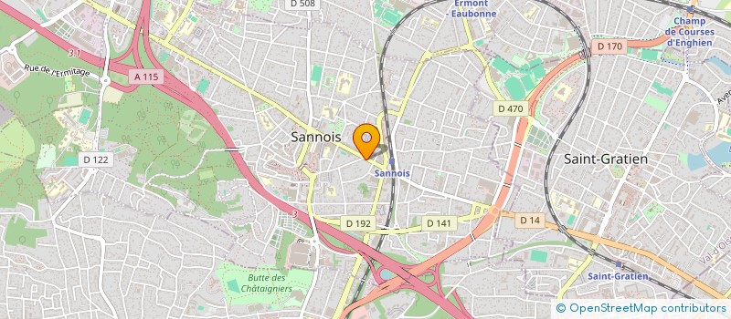 localisation de l'entreprise MADAME SANDRA TASSIN DE VILLEPION  SANNOIS