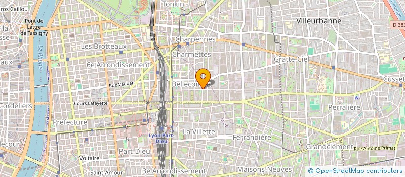 localisation de l'entreprise MADAME SANDRA TETARD  LYON