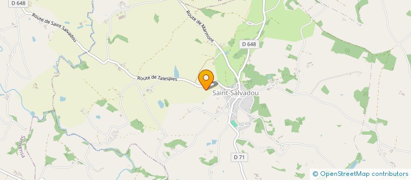 localisation de l'entreprise MADAME SANDRA TEYSSEDRE  TOULONJAC