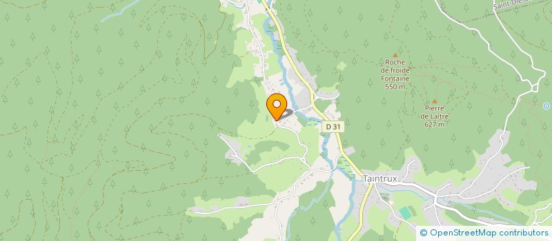 localisation de l'entreprise MADAME SANDRA THEBERT  TAINTRUX