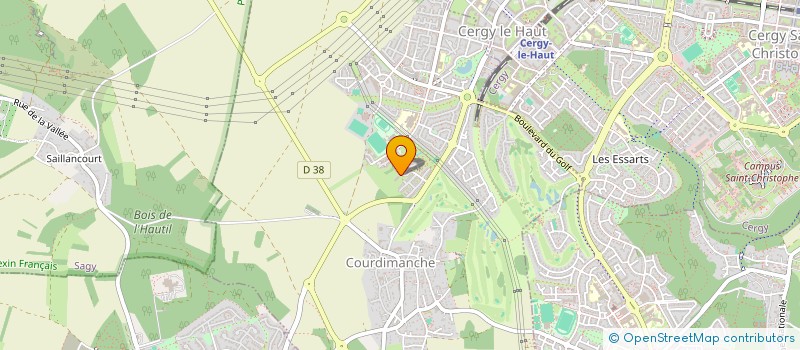 localisation de l'entreprise MADAME SANDRA THEOPHILE  COURDIMANCHE