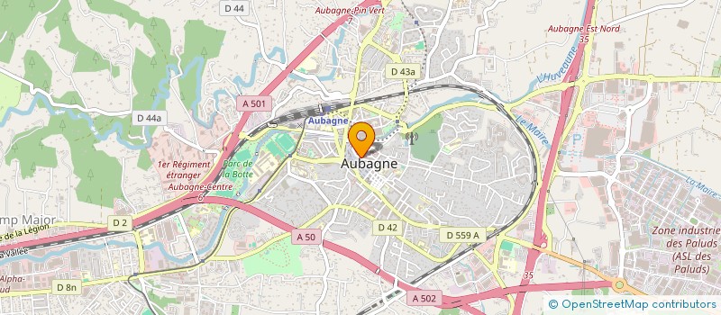 localisation de l'entreprise MADAME SANDRA THEVENIAUD à AUBAGNE