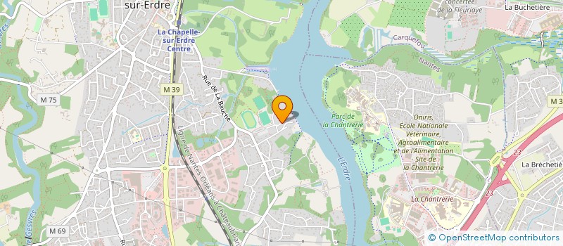 localisation de l'entreprise MADAME SANDRA THEVENIN  LA CHAPELLE-SUR-ERDRE
