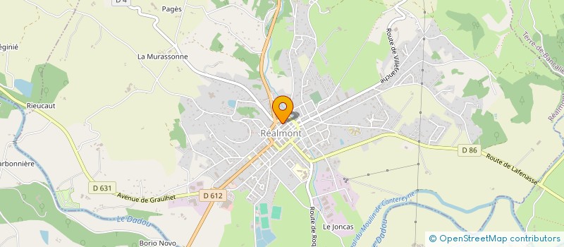 localisation de l'entreprise MADAME SANDRA THILLY  REALMONT