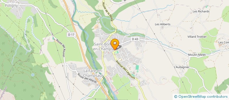 localisation de l'entreprise MADAME SANDRA THOORIS à SAINT-BONNET-EN-CHAMPSAUR