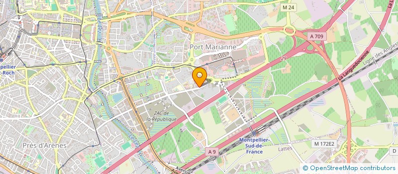 localisation de l'entreprise MADAME SANDRA TIXADOR à MONTPELLIER