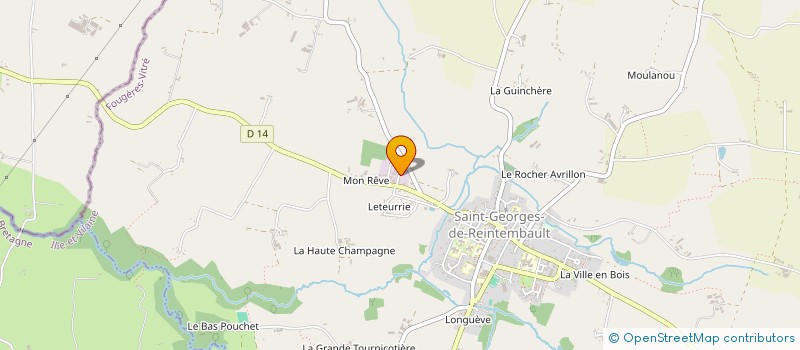 localisation de l'entreprise MADAME SANDRA TOMASZ à SAINT-GEORGES-DE-REINTEMBAULT