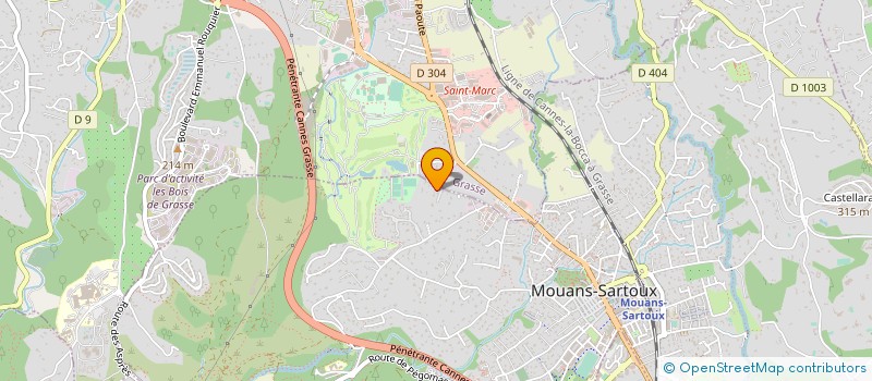 localisation de l'entreprise MADAME SANDRA TORCHI  MOUANS-SARTOUX