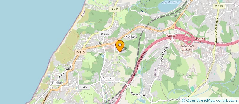 localisation de l'entreprise MADAME SANDRA TORRADO SOARES  BIDART