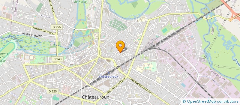 localisation de l'entreprise MADAME SANDRA TOURATIER à CHATEAUROUX