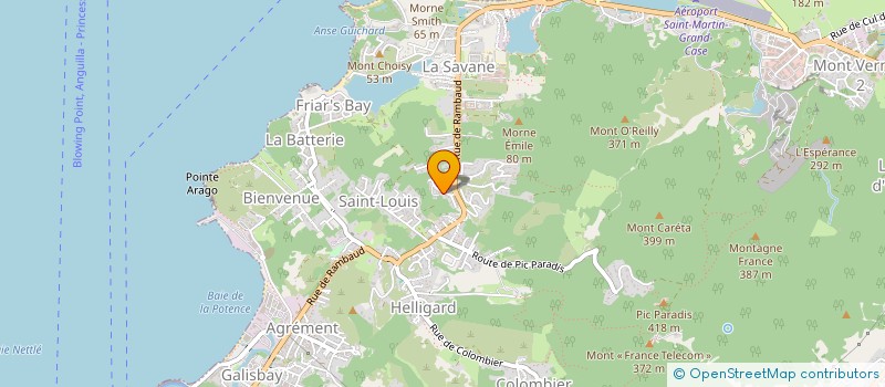 localisation de l'entreprise MADAME SANDRA TOUZE  SAINT MARTIN