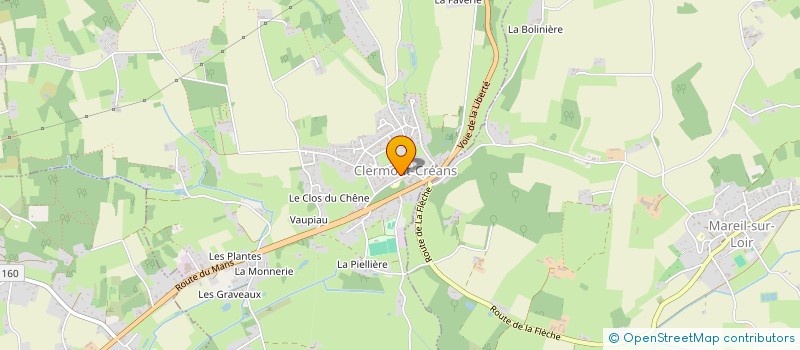 localisation de l'entreprise MADAME SANDRA TRICOT  LE LUDE