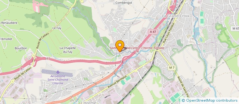 localisation de l'entreprise MADAME SANDRA TRIFFAULT  LA GRAND-CROIX