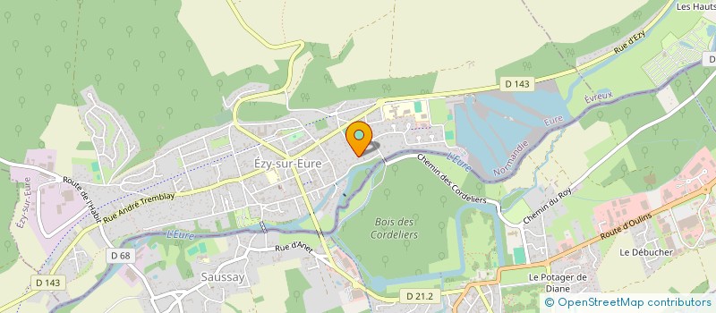 localisation de l'entreprise MADAME SANDRA TROALEN  EZY-SUR-EURE