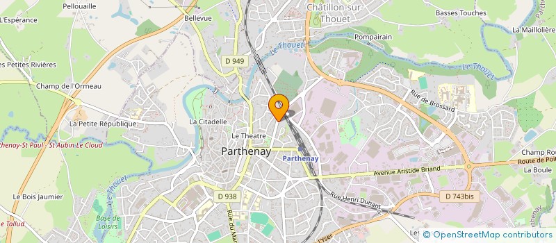 localisation de l'entreprise MADAME SANDRA TROUVE  PARTHENAY