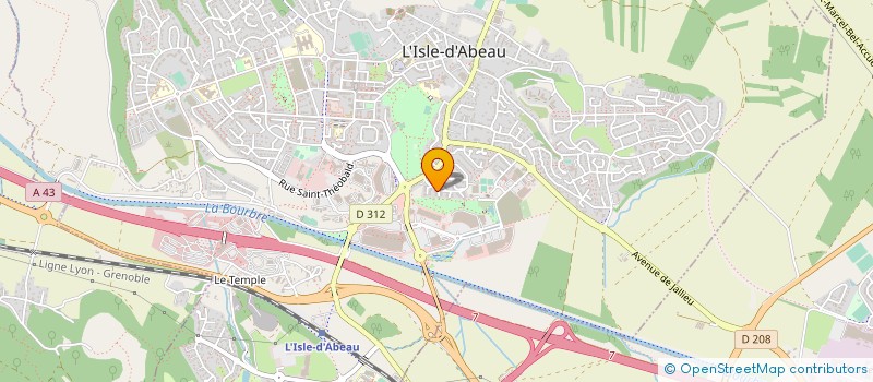 localisation de l'entreprise MADAME SANDRA URBANO  L'ISLE-D'ABEAU