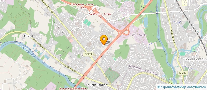 localisation de l'entreprise MADAME SANDRA VACHARD à SAINT-YRIEIX-SUR-CHARENTE