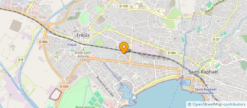 localisation de l'entreprise MADAME SANDRA VAILLANT à FREJUS
