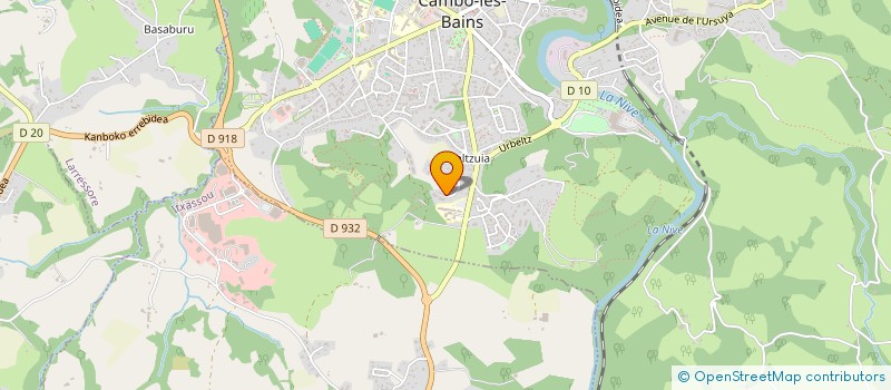 localisation de l'entreprise MADAME SANDRA VALERIE LAMARCHE  CAMBO-LES-BAINS