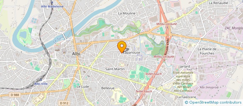 localisation de l'entreprise MADAME SANDRA VALERO à ALBI