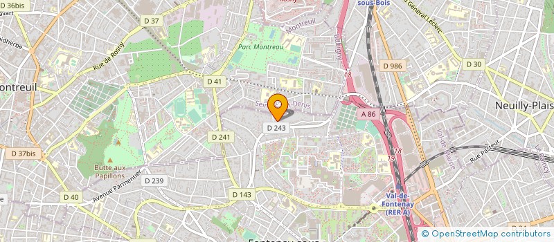 localisation de l'entreprise MADAME SANDRA VALLEJO à FONTENAY-SOUS-BOIS