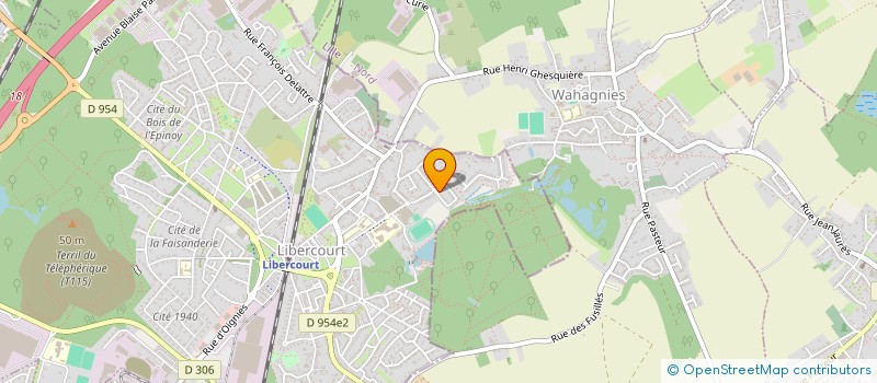 localisation de l'entreprise MADAME SANDRA VANLAERE  LIBERCOURT