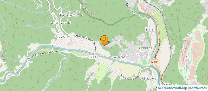 localisation de l'entreprise MADAME SANDRA VARELA PINTO  CENDRAS