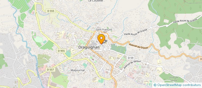 localisation de l'entreprise MADAME SANDRA VAUTRIN  DRAGUIGNAN