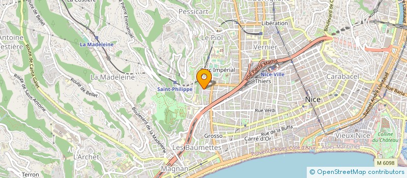 localisation de l'entreprise MADAME SANDRA VEE à NICE