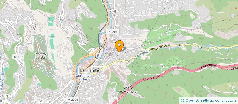 localisation de l'entreprise MADAME SANDRA VENTURINI à LA TRINITE