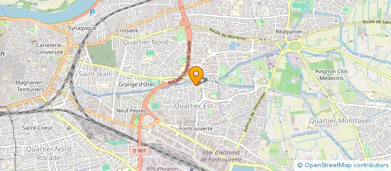 localisation de l'entreprise MADAME SANDRA VEVE  AVIGNON