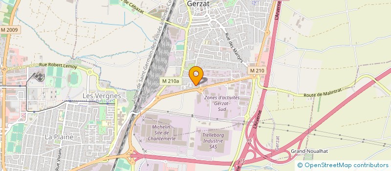 localisation de l'entreprise MADAME SANDRA VIGIER  GERZAT