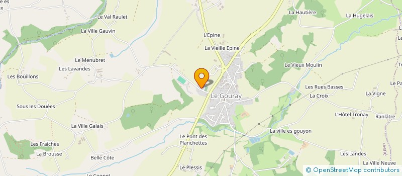 localisation de l'entreprise MADAME SANDRA VILLAEYS à LE MENE