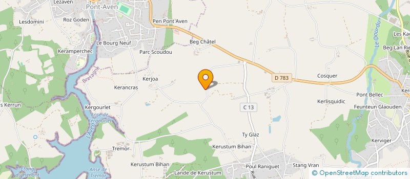 localisation de l'entreprise MADAME SANDRA VILLEMAIRE  RIEC-SUR-BELON