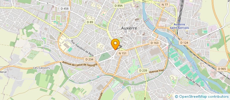 localisation de l'entreprise MADAME SANDRA VILMER à AUXERRE