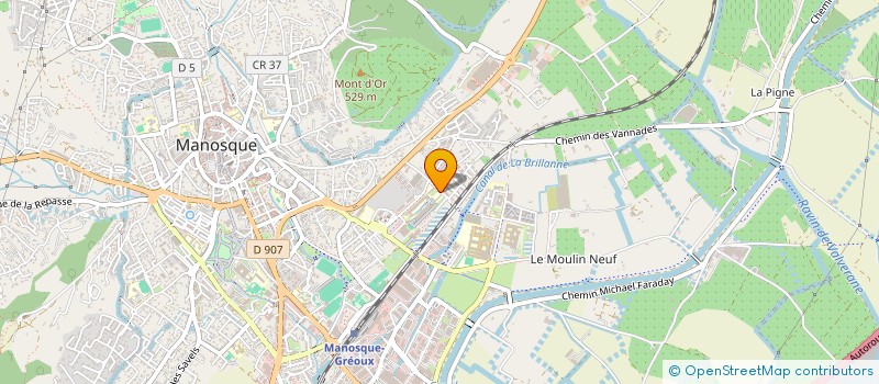 localisation de l'entreprise MADAME SANDRA VINCENS à MANOSQUE