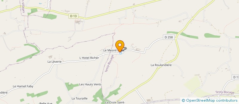 localisation de l'entreprise MADAME SANDRA VIONNET  TESSY-BOCAGE