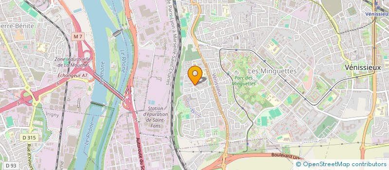 localisation de l'entreprise MADAME SANDRA VIVES  SAINT-FONS