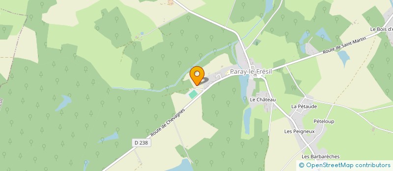 localisation de l'entreprise MADAME SANDRA VOISIN  PARAY-LE-FRESIL