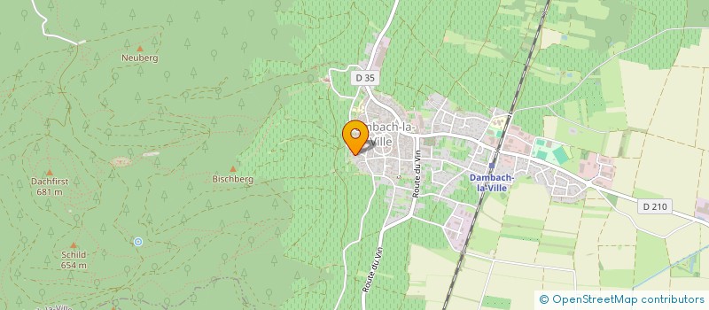 localisation de l'entreprise MADAME SANDRA WACH  DAMBACH-LA-VILLE