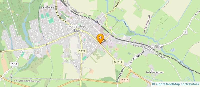 localisation de l'entreprise MADAME SANDRA WALLON  FORGES-LES-EAUX