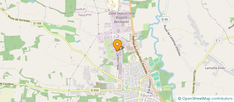 localisation de l'entreprise MADAME SANDRA WEHOWSKI  FLEURANCE