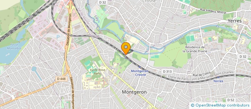 localisation de l'entreprise MADAME SANDRA WIRTZ  MONTGERON