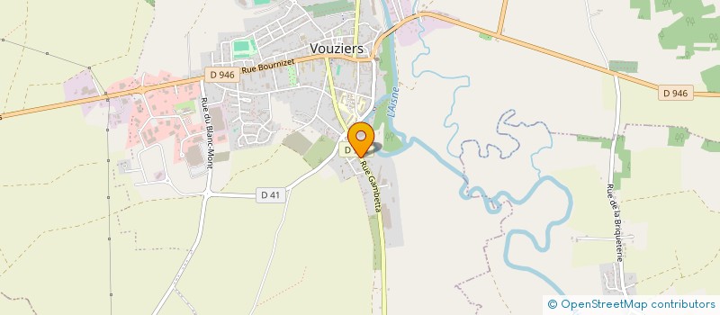 localisation de l'entreprise MADAME SANDRA WOJNARSKI  VOUZIERS