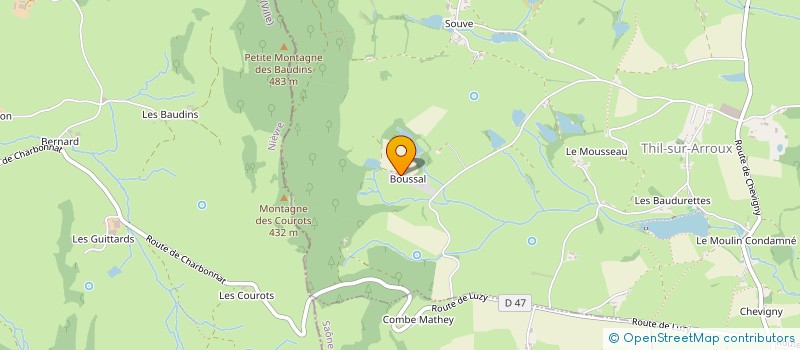 localisation de l'entreprise MADAME SANDRA WOPPENKAMP  THIL-SUR-ARROUX